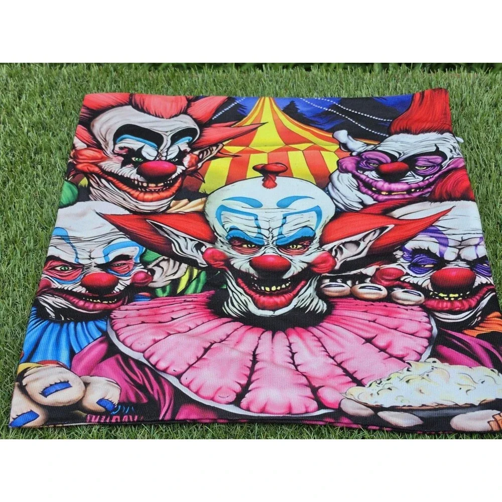 Killer Klowns From Outer Space Square Pillow Cover 17